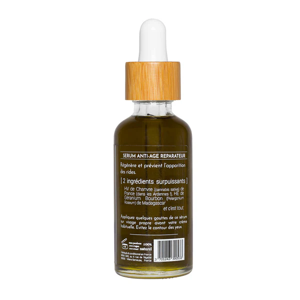 Mira Sérum naturel anti-âge - Chanvre des sirènes 50 mL