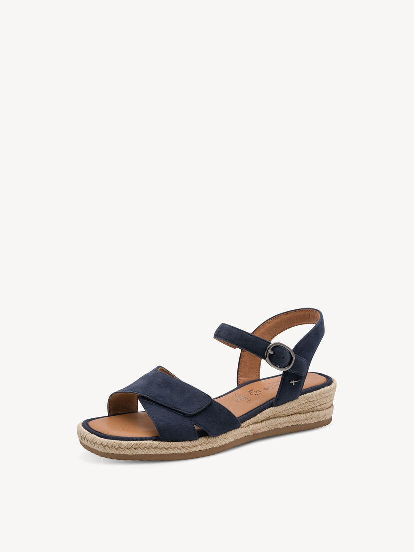Leren Sandaaltje - blauw