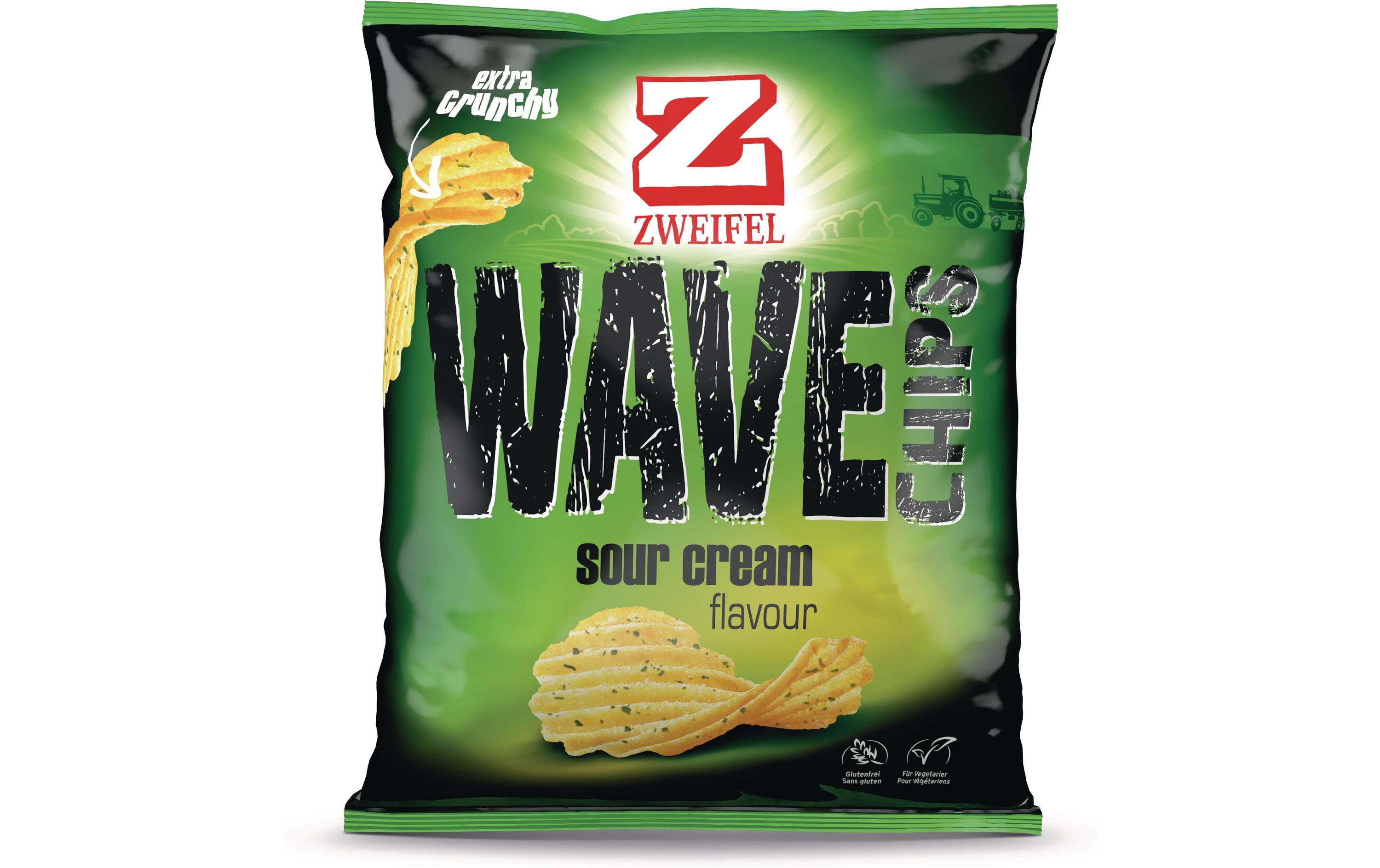 Chips Wave Sour Cream 120 gKartoffelchips