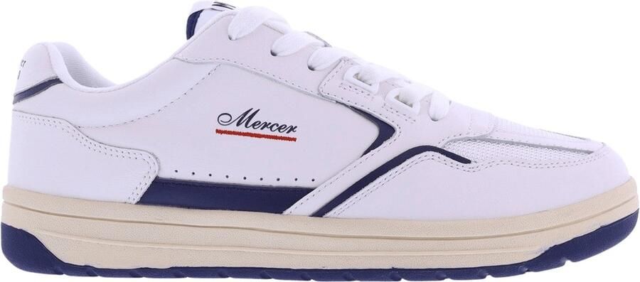 MERCER AMSTERDAM Lage Sneakers Heren The Player Men Maat: 41 Materiaal: Leer Kleur: Wit
