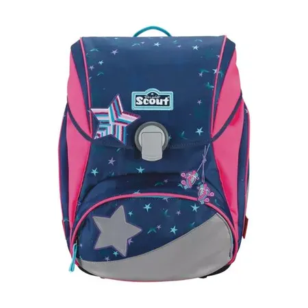 Scout Schulranzen-Set Alpha DIN Pretty Star, 4-teilig