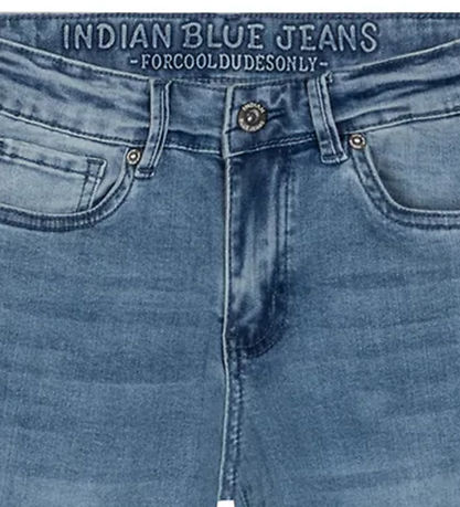 Indian Blue Jeans Jeans - Straight Fit - Used Light Denim