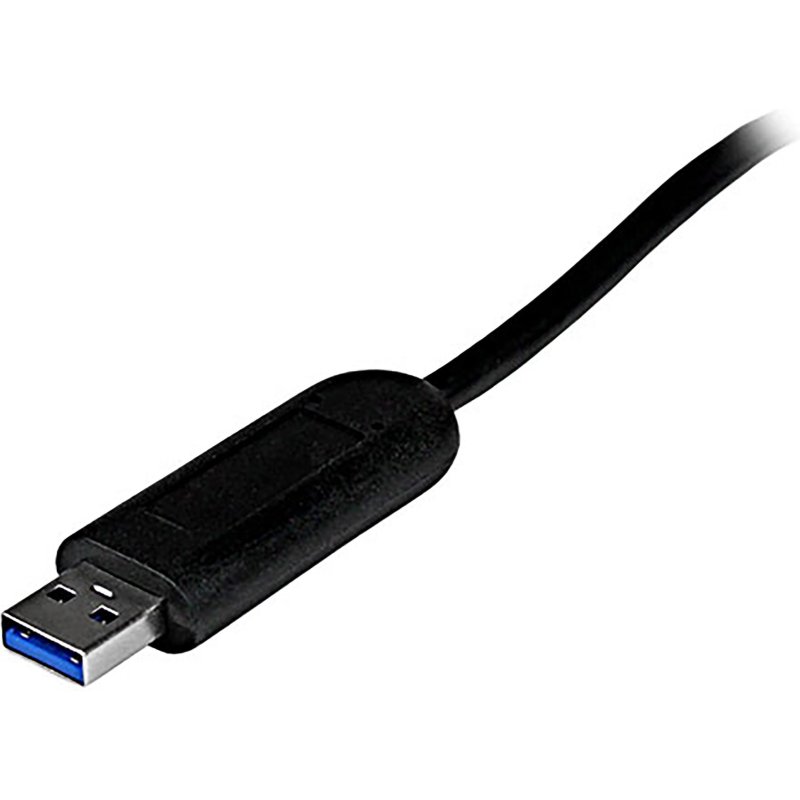 StarTech.com Hub USB 3.0 portable à 4 ports avec câble intégré - 5Gbps - Noir