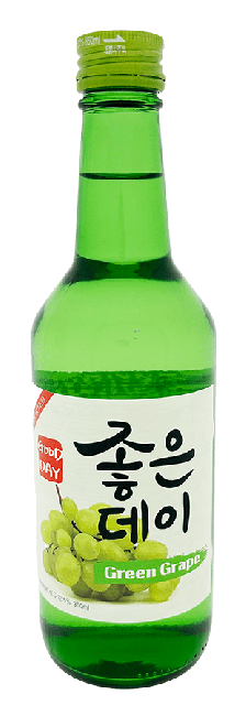 Good Day Soju Groene Druiven 13,5% Alcohol 350ml