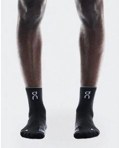 On Running - Performance Run Sock Mid - Hardloopsok - Black Eclipse