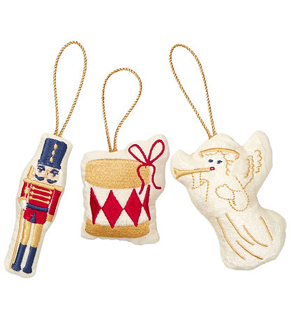 Cam Cam Weihnachtsschmuck-Set - 3 st. - Nussknacker