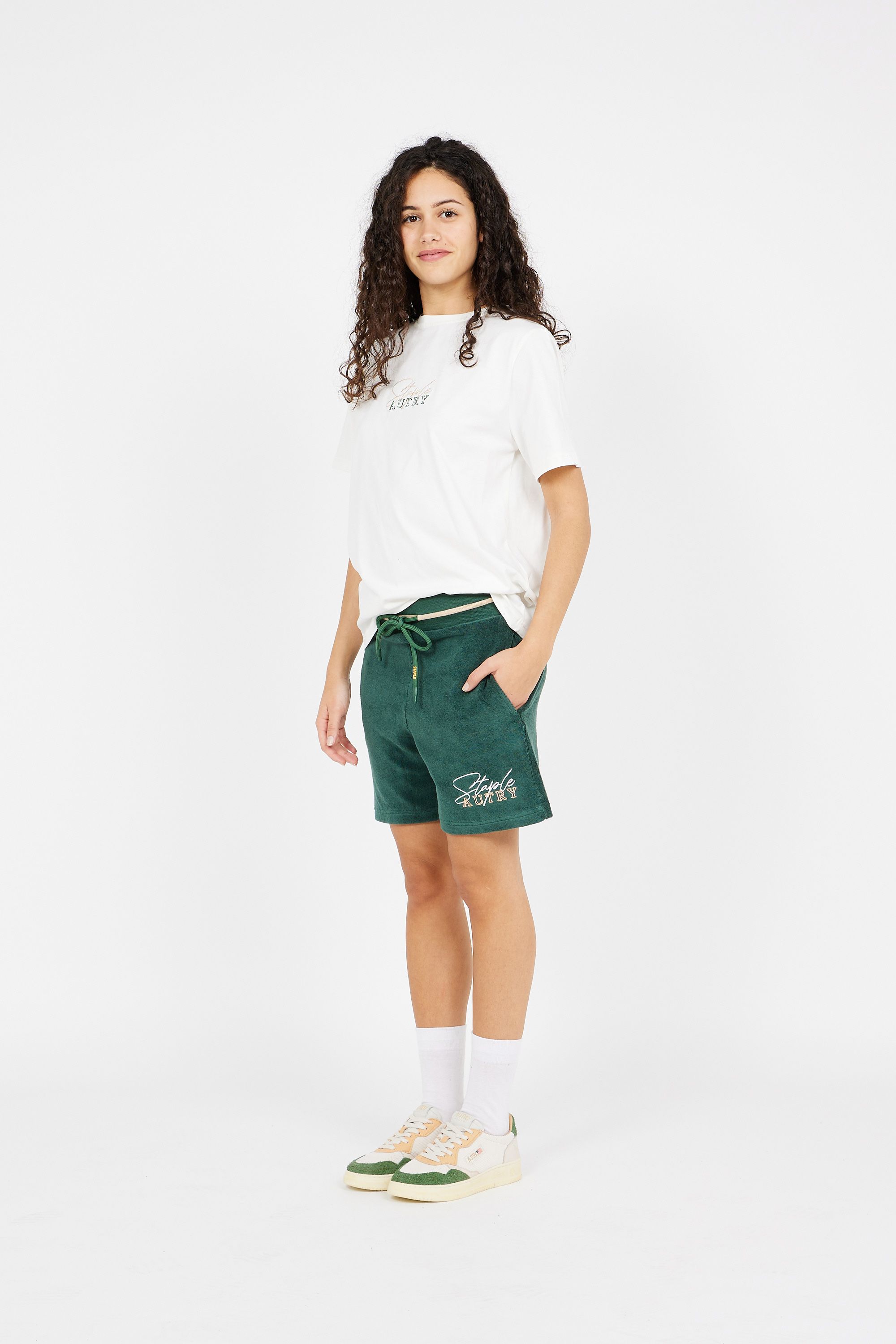 AUTRY T-shirt Autry x Jeff STAPLE Blanc