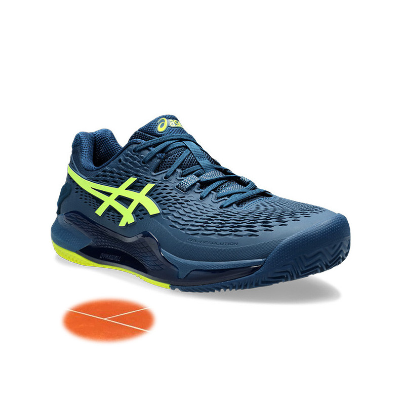 Asics Gel Resolution 9 Clay bleu marine