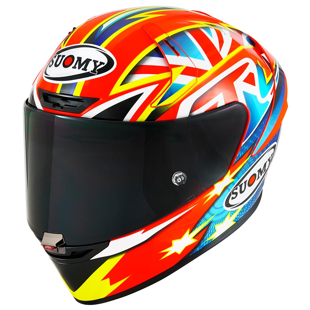 Suomy - Casque SR-GP Evo Glory Race Rouge / Bleu / Jaune