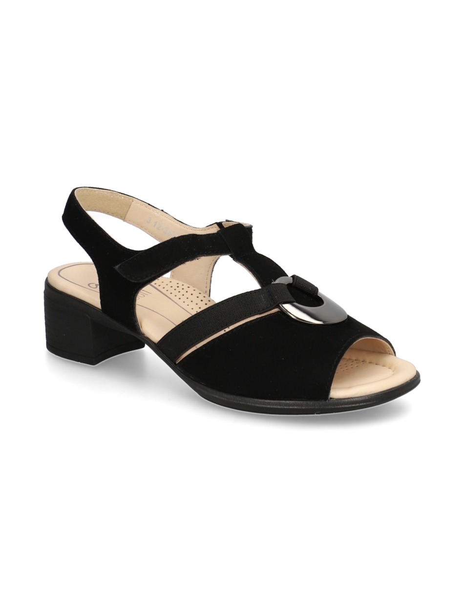 Veloursleder Sandale