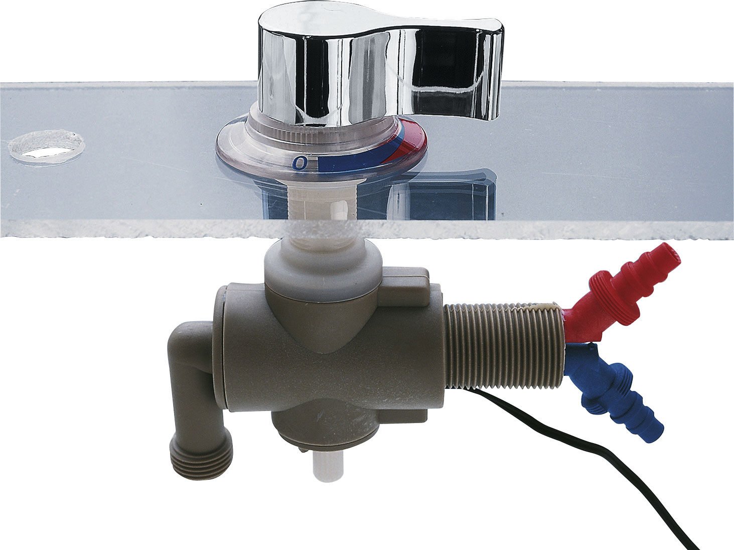 Reich Mono-Mix UT Untertischmischer mit Mikroschalter Chrom