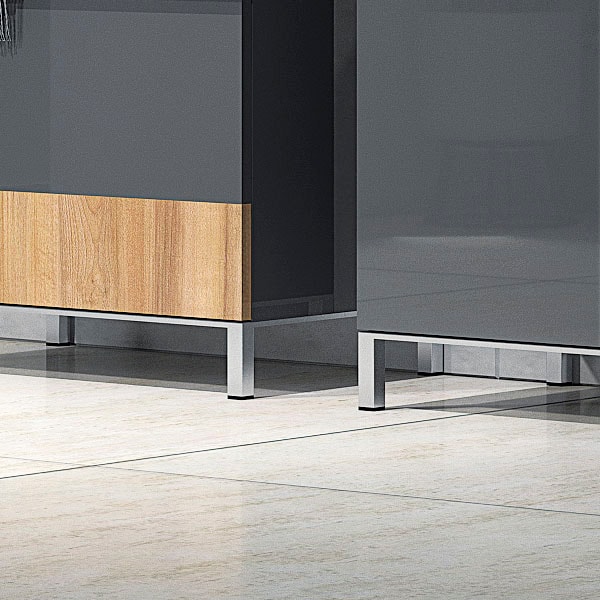 PLACES OF STYLE Garderobenschrank »Onyx« (H/B/T):191/76/35,2cm,  UV lackiert, mit Soft-Close-Funktion