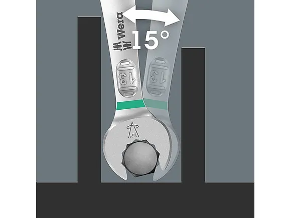 Wera 05020231001, 8,10,11,11,12,13,13,14,14,15,16,17,18,19 mm, CE, 11 stk