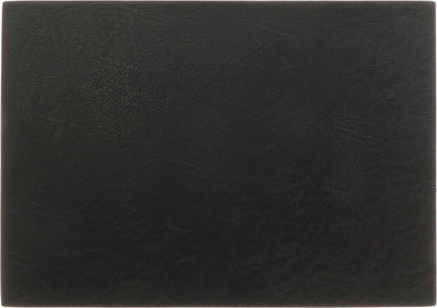 Unique living placemat Ava zwart 30 x 43 cm