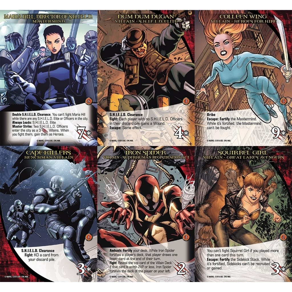 Legendary : Marvel Deck Building - Civil Wars Expansion