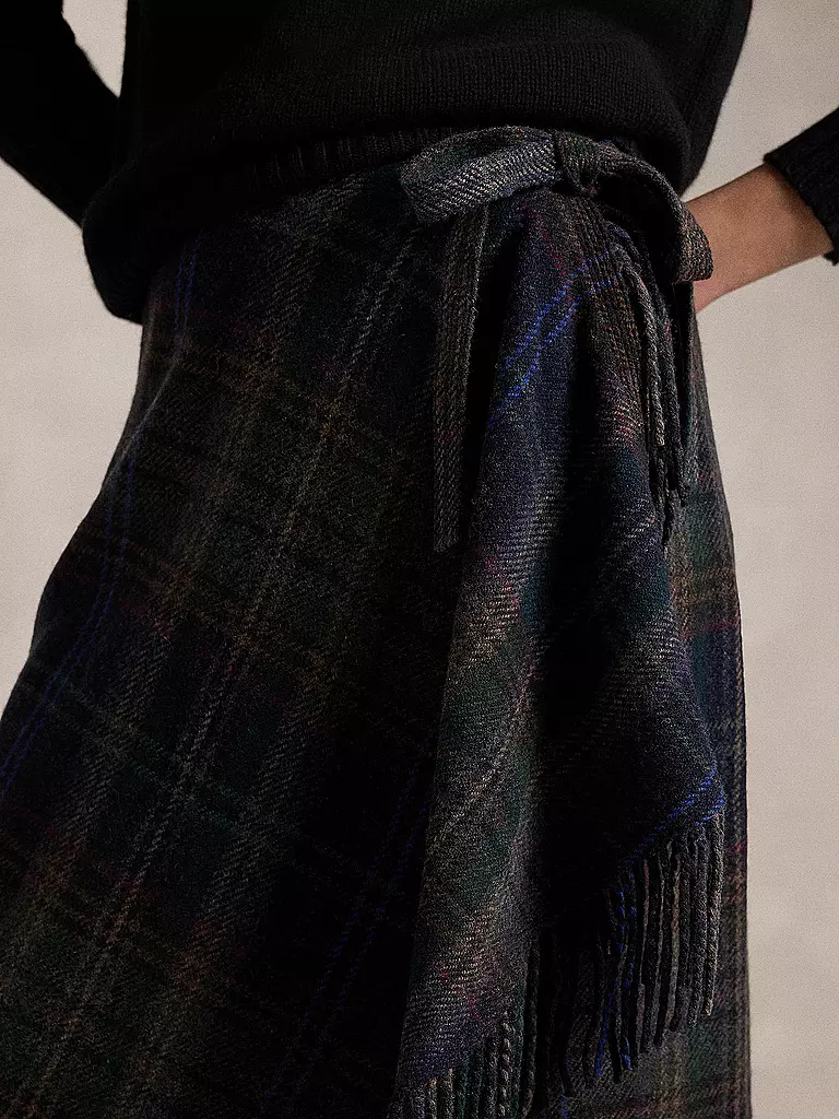 POLO RALPH LAUREN Wickelrock LEONNA dunkelgrün