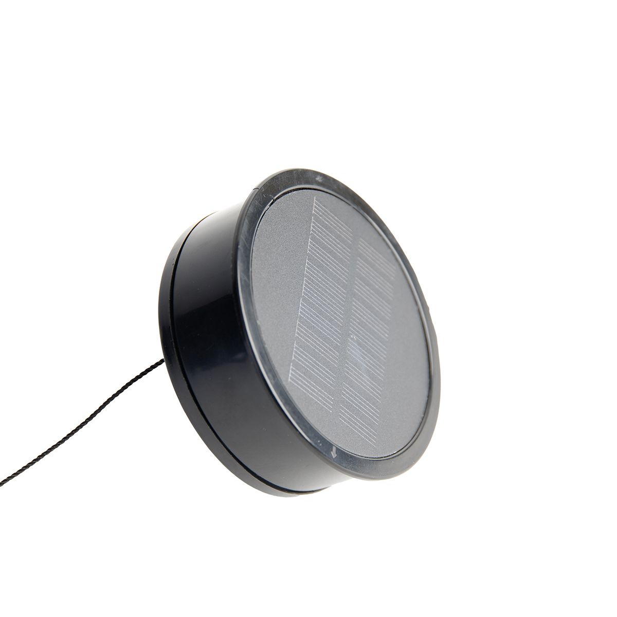 Buiten vloerlamp zwart incl. LED 3-staps dimbaar op solar - Ferre