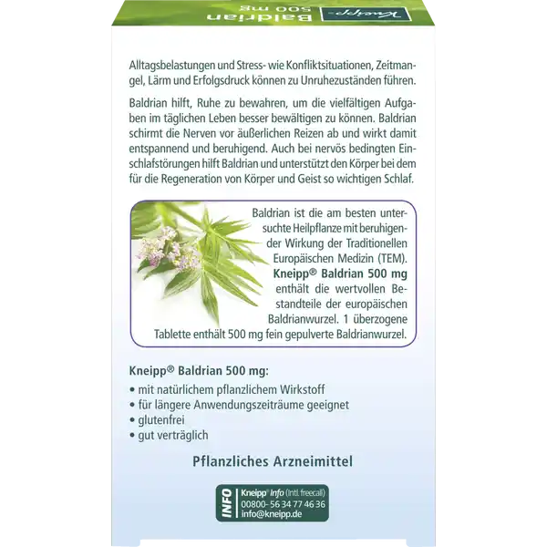 Baldrian 500 mg
