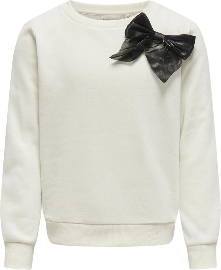ONLY KOGBOW L/S O-NECK SWT Hvid