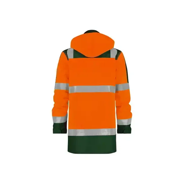 DASSY ® LIMASOL (500132) PARKA MED HØJ SYNLIGHED orange og grøn