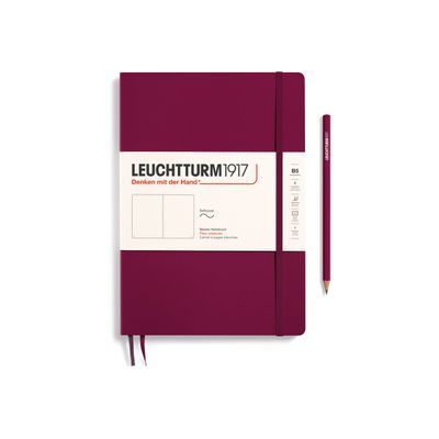 Leuchtturm1917 - Carnet de notes souple - composition B5 - uni - bordeaux