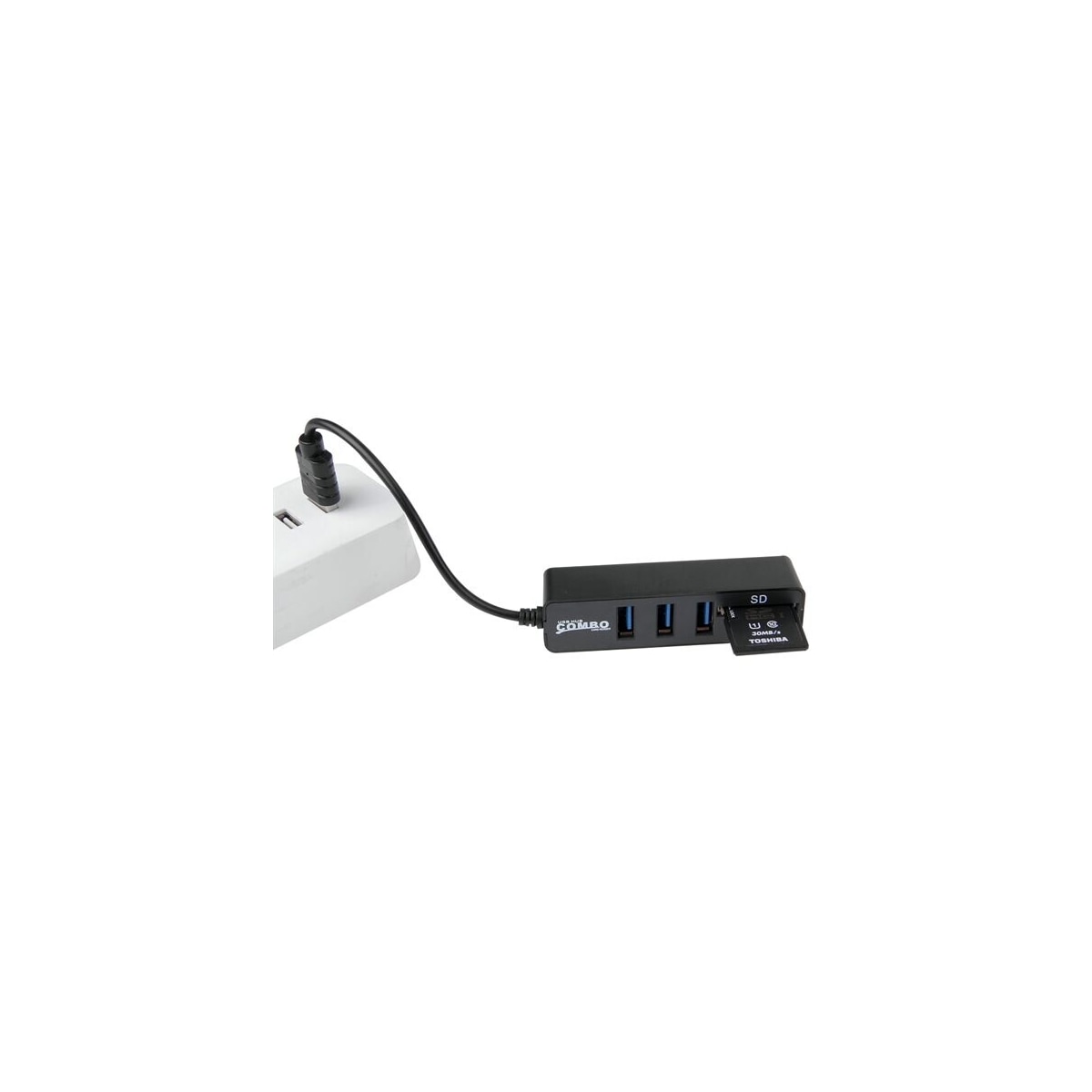 USB Kortleser / Hubb - 2i1