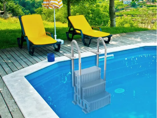 Escalier échelle simple de piscine 