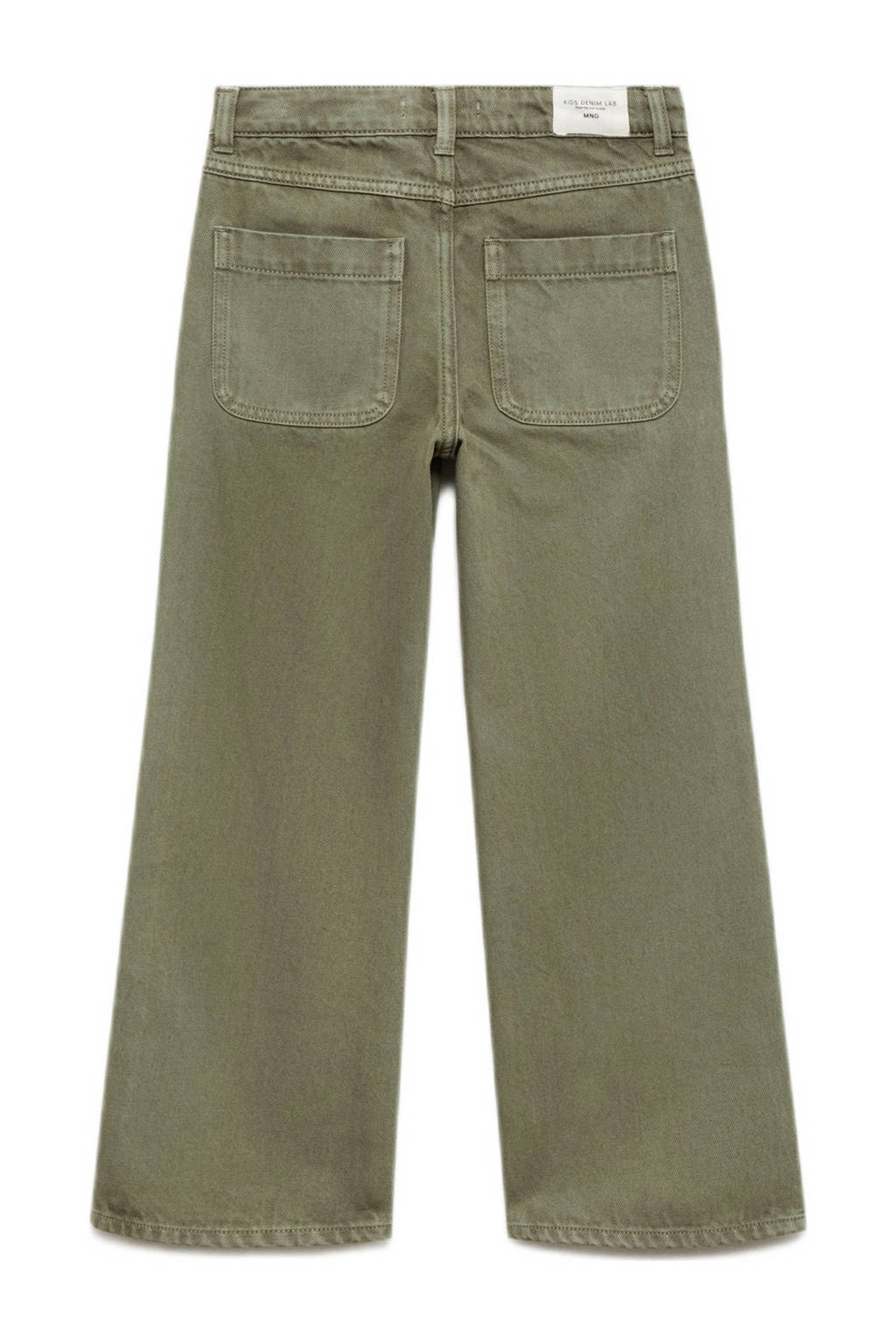Mango Kids wide leg jeans beige - kaki