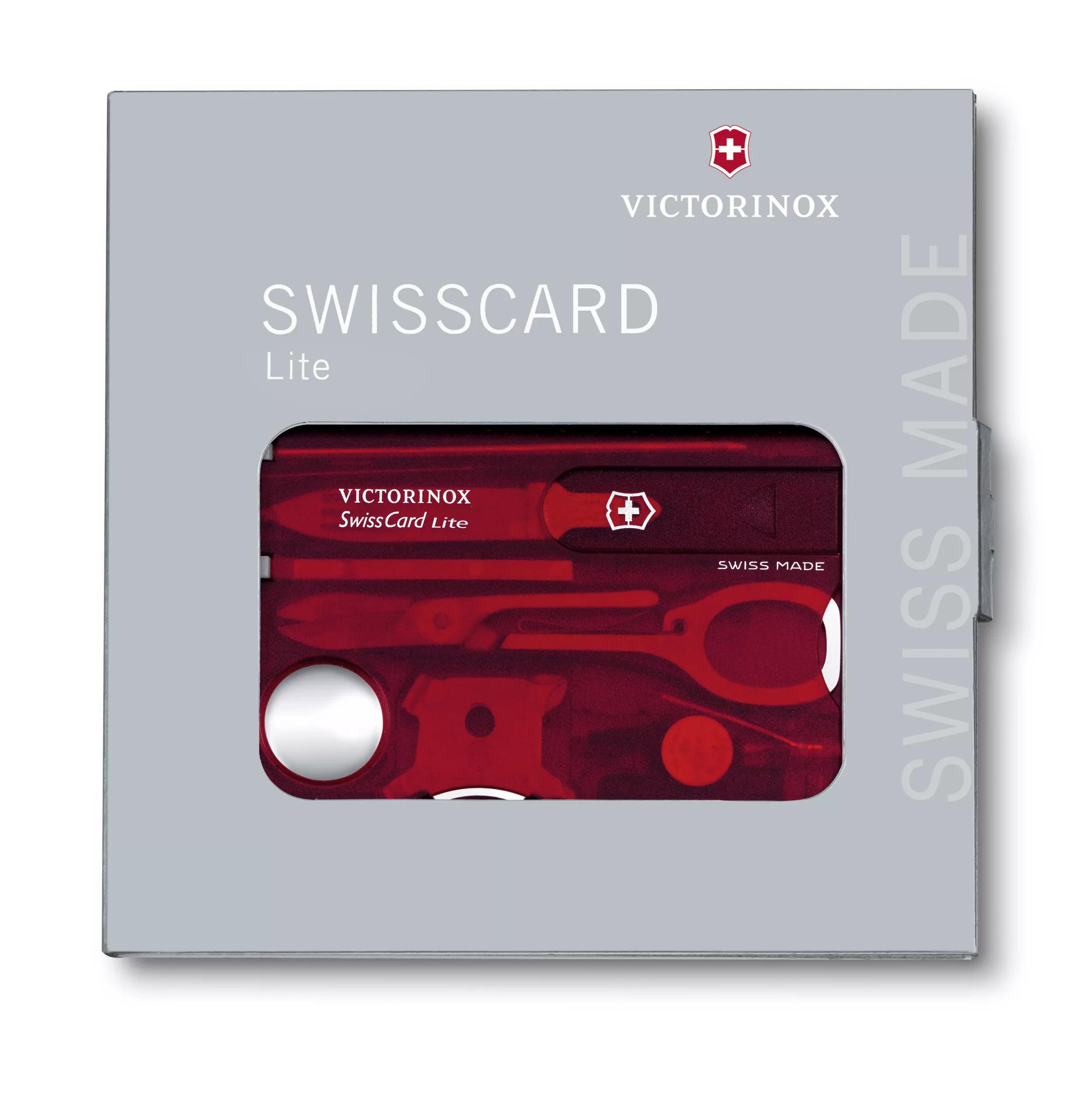 Swiss Card Lite-rot transparent