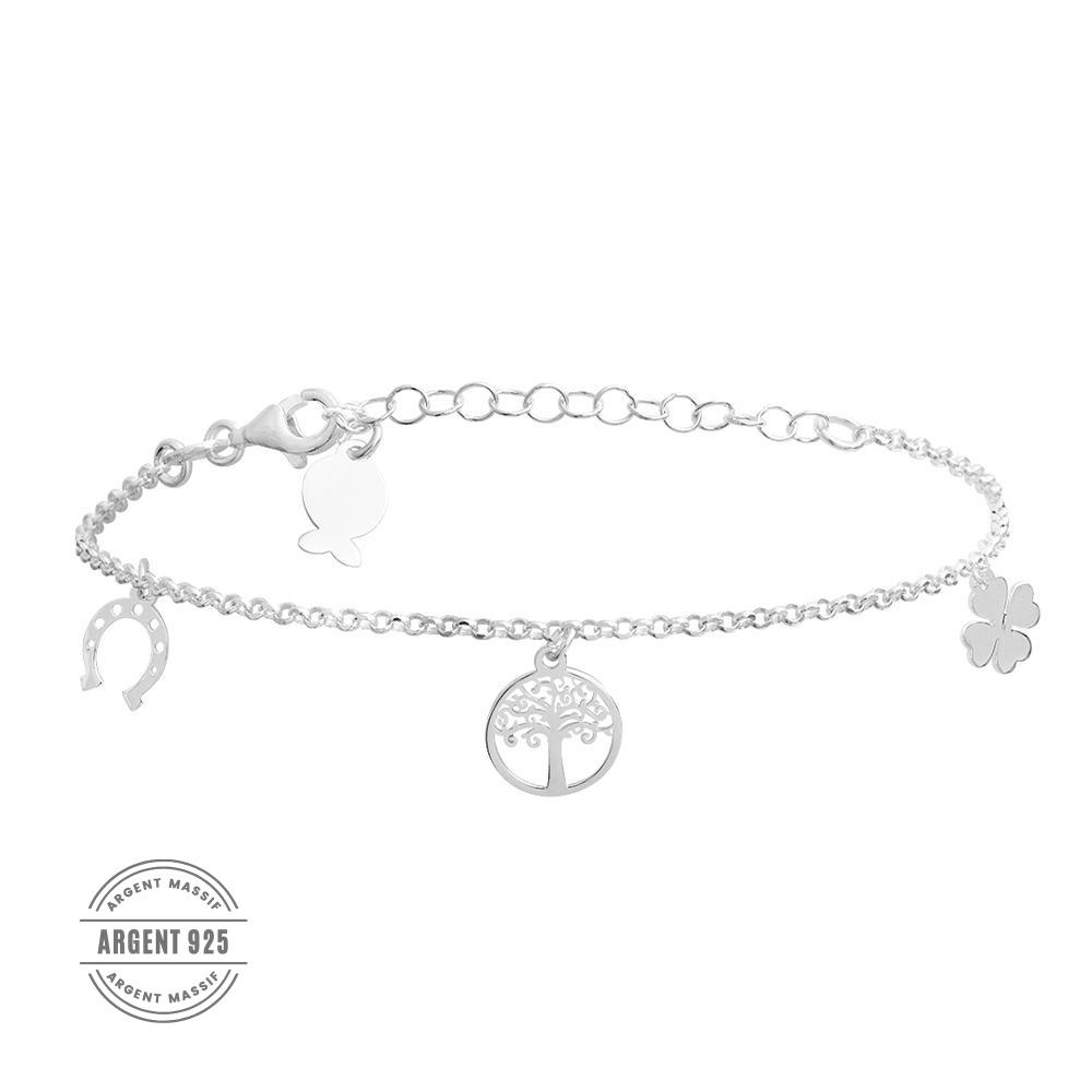 Bracelet Argent Clio Blue Arbre De Vie