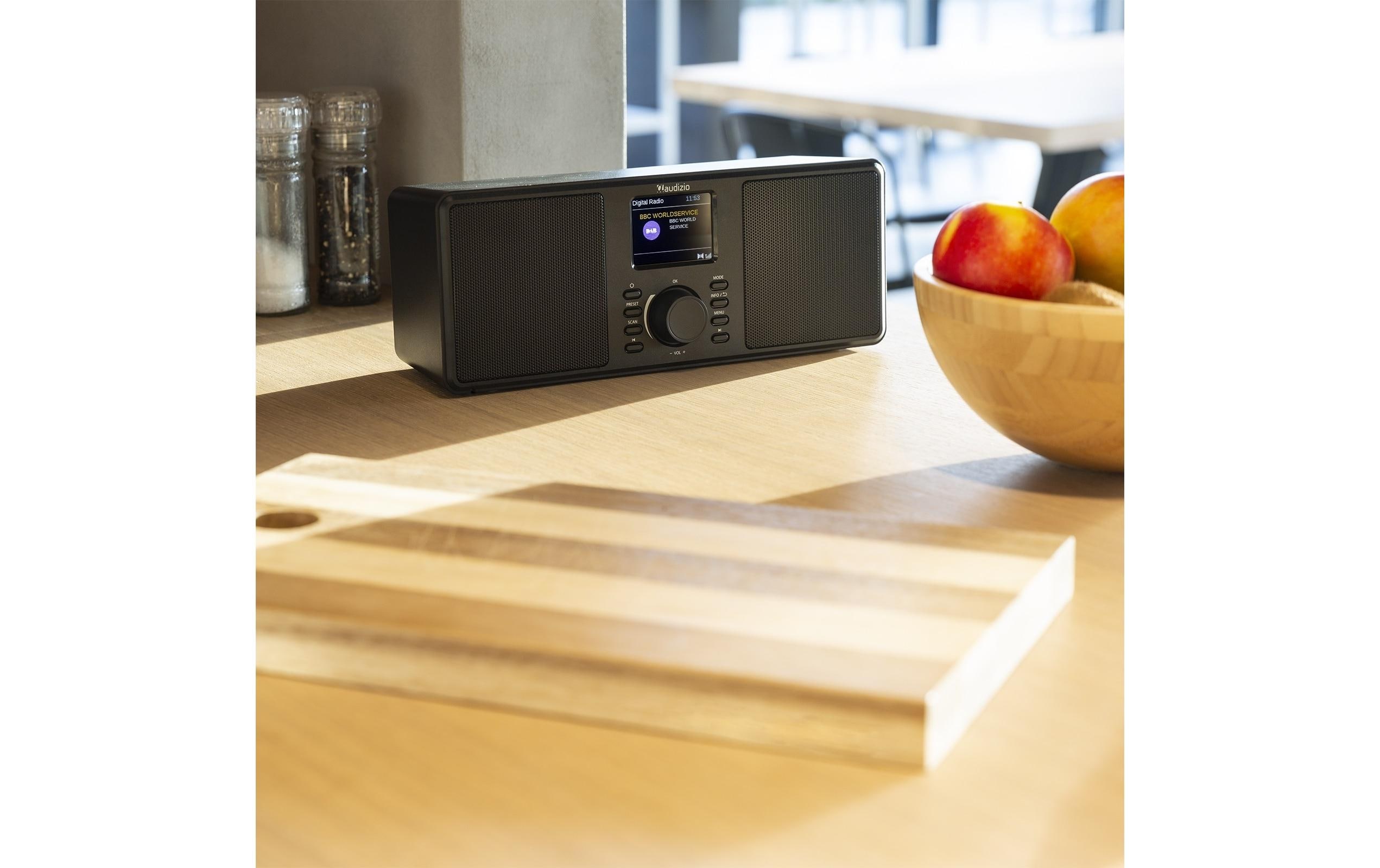 DAB+ Radio Monza SchwarzPortables DAB+ Radio mit FM-Funktion und Bluetooth-Konnektivität