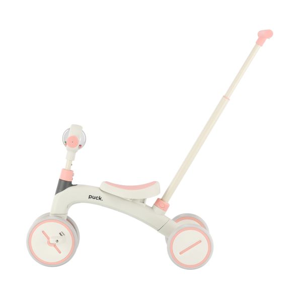 Puck 3-In-1 Driewieler - Wit/Bruin