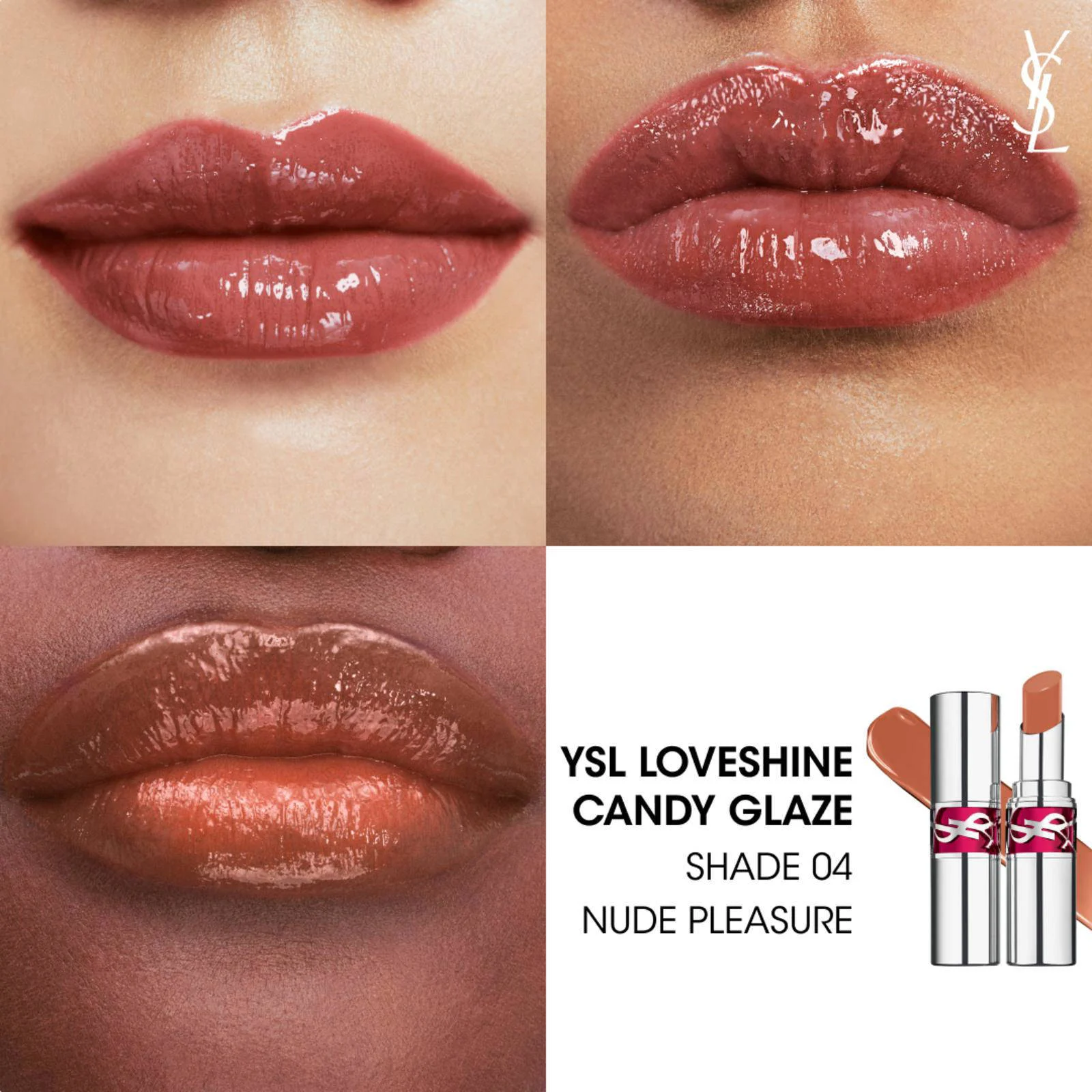 Yves Saint Laurent Loveshine lippenstift - 4 Nude Pleasure