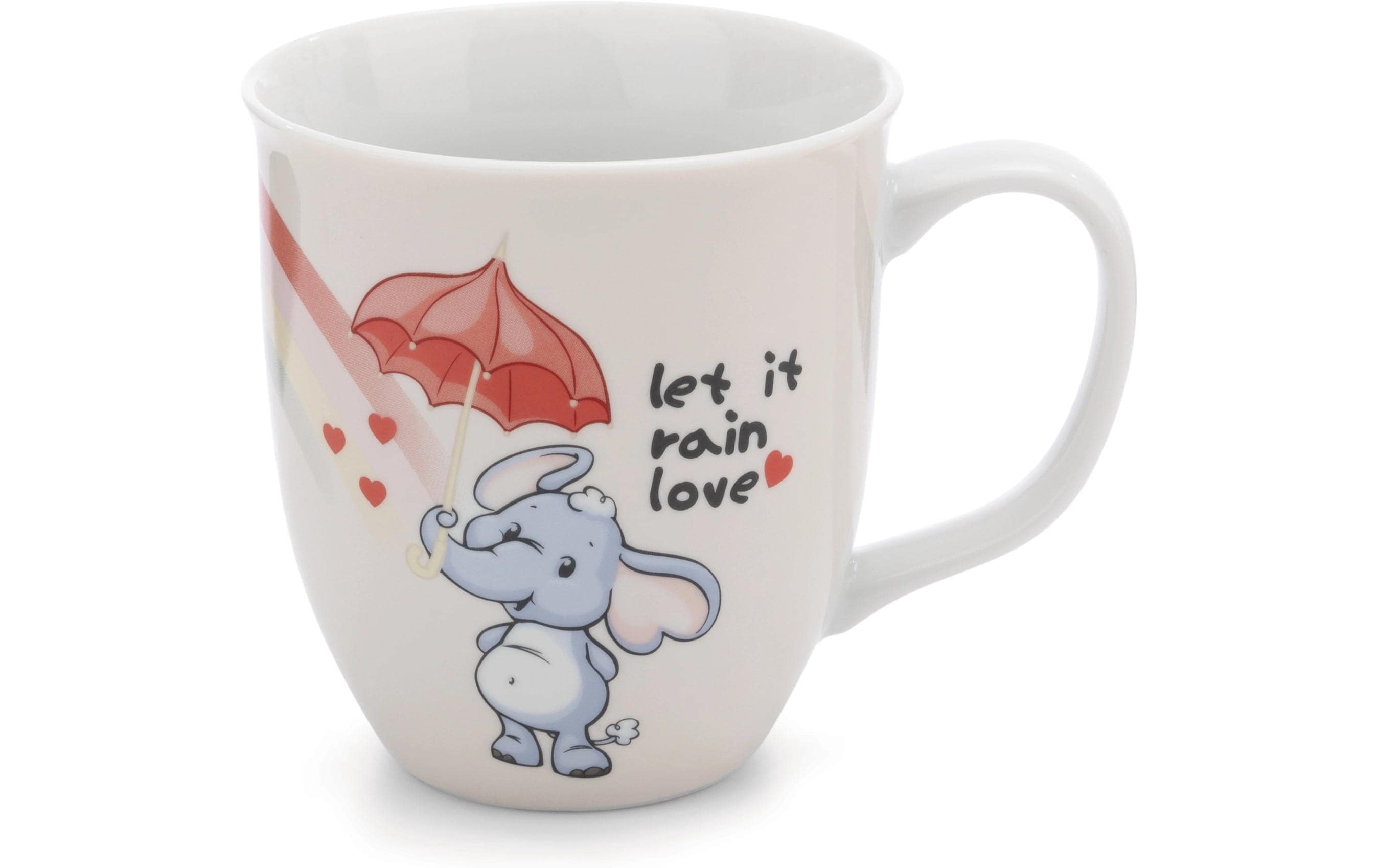 Universaltasse Love Elefant 360 ml, Bunt/GrauPorzellantasse