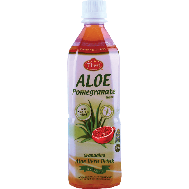 T'Best Aloe Vera Drink met Granaatappel smaak 500ml