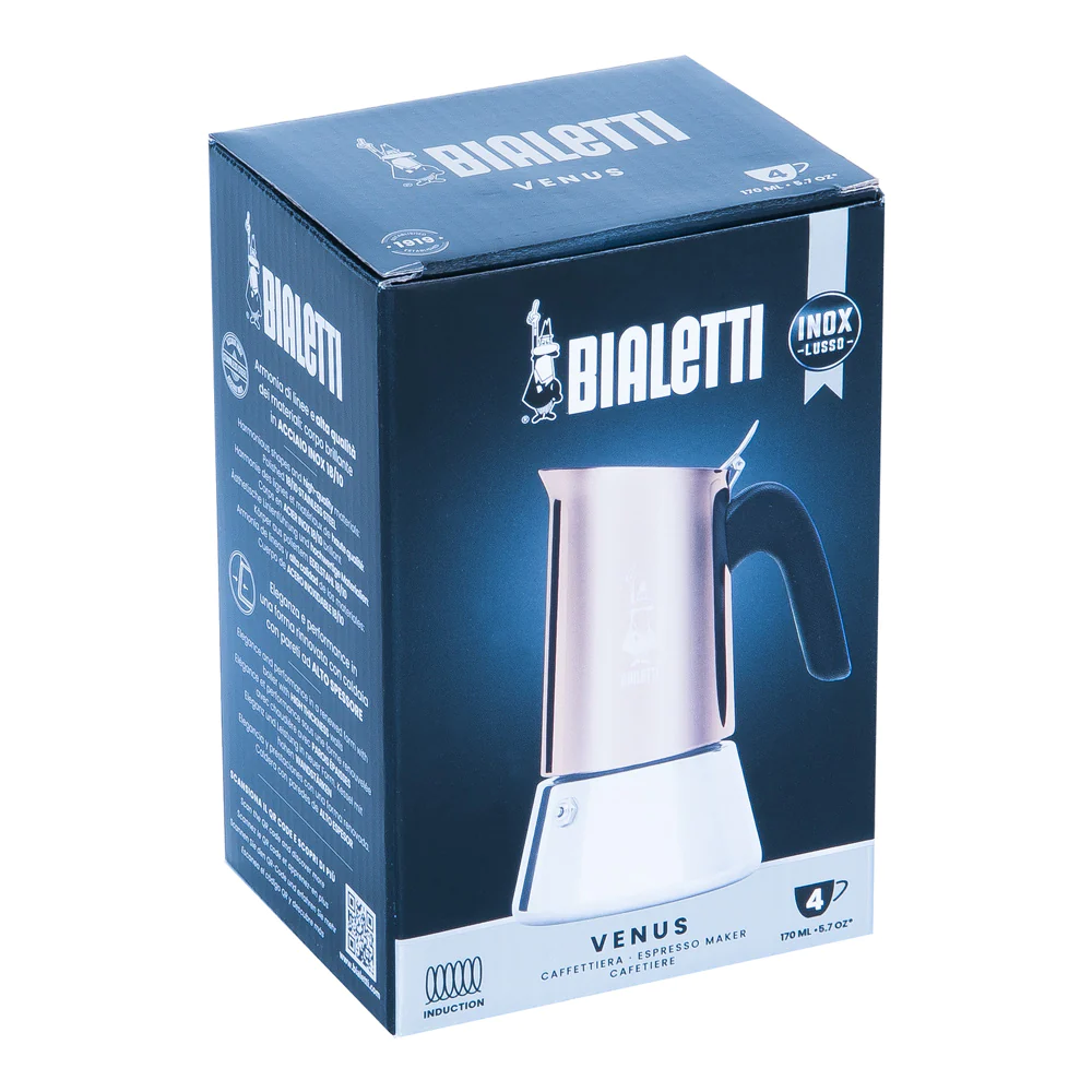 Cafetière induction 4 tasses Venus cuivre en inox Bialetti