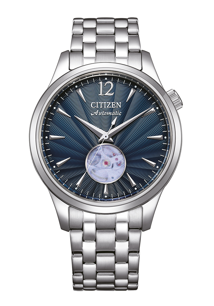 Citizen Herrenuhr mechanisch Blau NH9131-73L