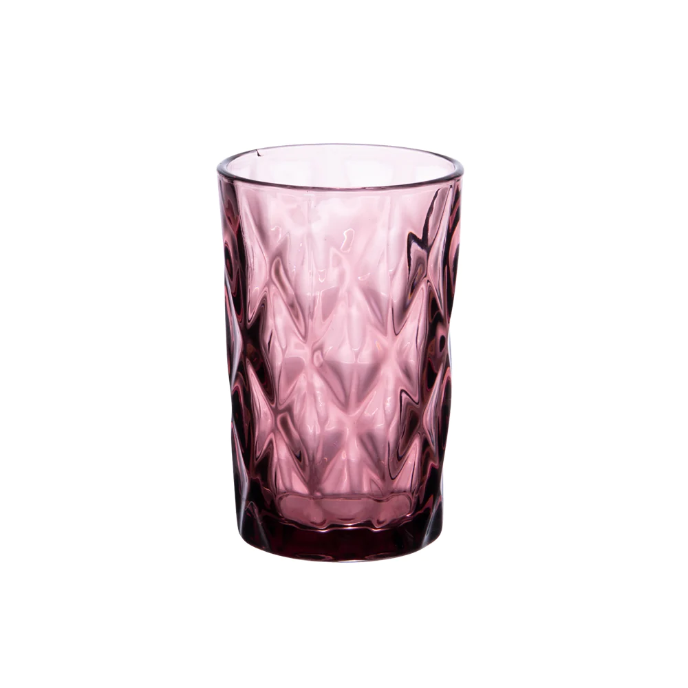 Boite de 6 gobelets haut 34 cl diamond rose Trend'up