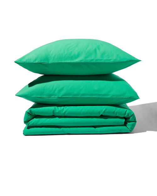 housse de couette coton doux 200 x 200/220 vert clair