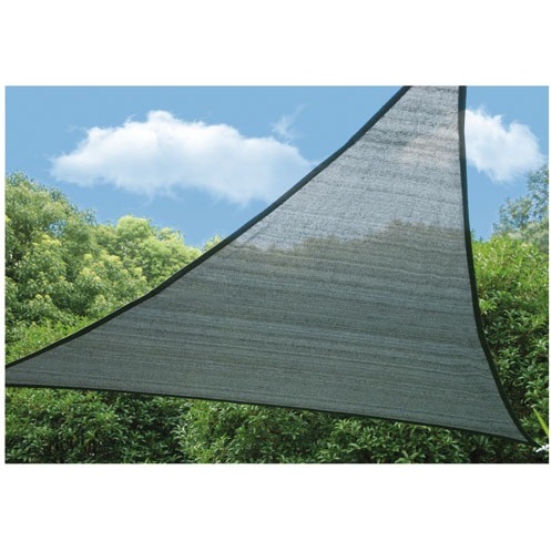 Voile d'ombrage - triangulaire - Austral - 5 x 5 m - ardoise