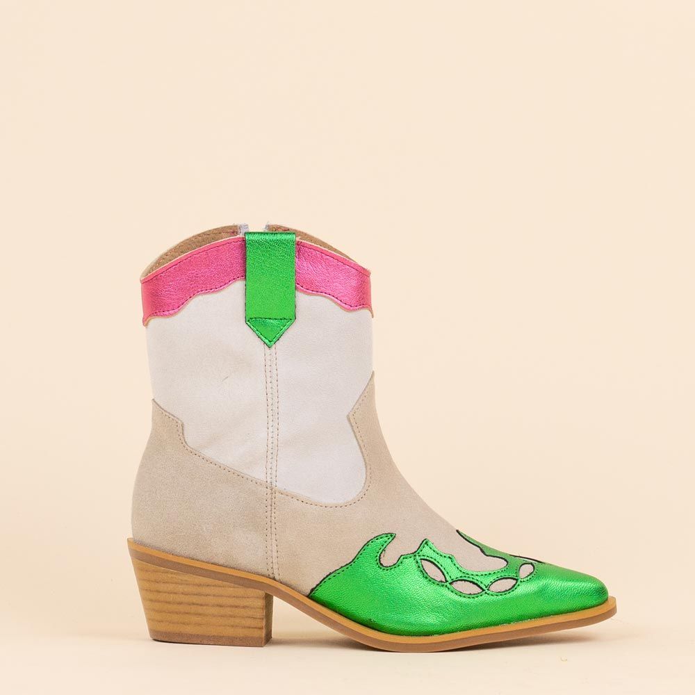 DWRS laarsjes 9552 Bari sand - roze