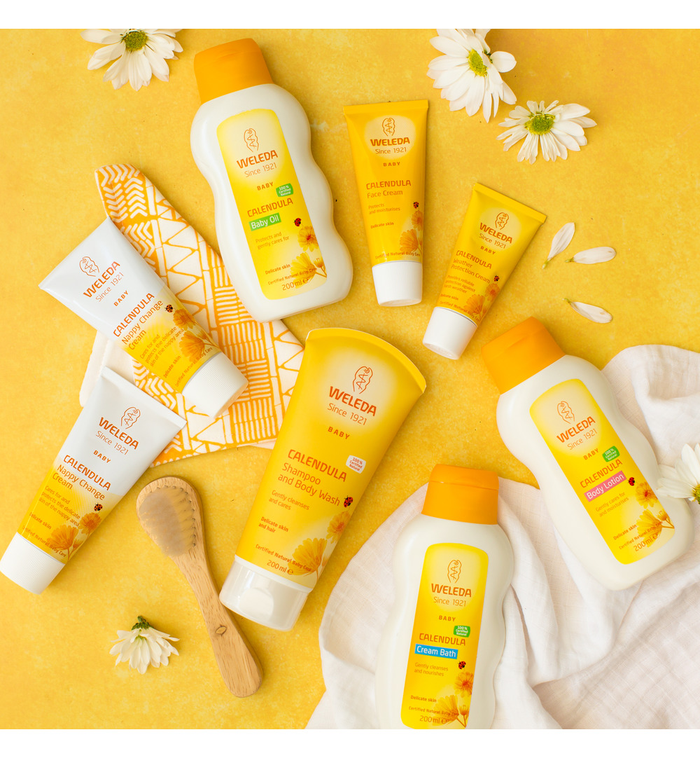 WELEDA Calendula baby shampoo & douchecreme (200 ml)