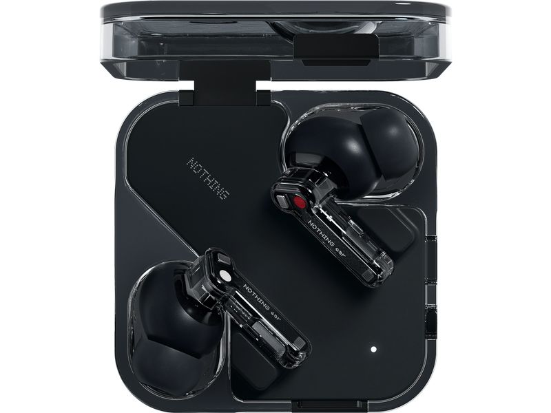 Nothing Ear Wireless In-Ear-Kopfhörer Ear 3.Gen. Schwarz Transparente In-Ear-Kopfhörer mit aktiver Geräuschunterdrückung