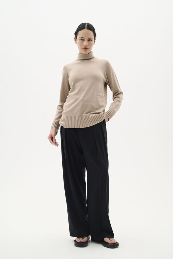 InWear ZauloIW High Neck Pullover Beige melange