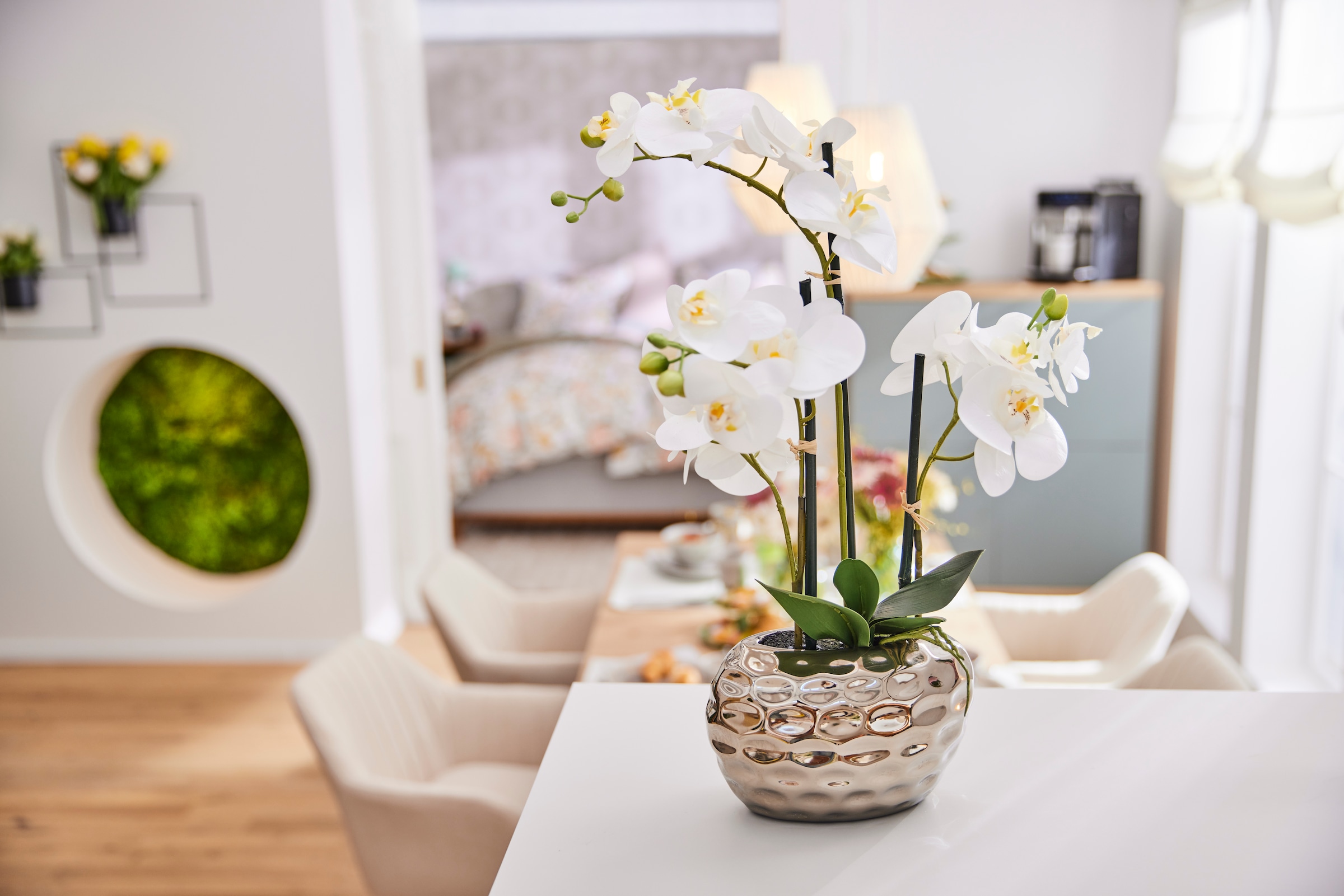 Leonique Kunstpflanze »Orchidee« Kunstorchidee, im Topf, Bestseller, über 2500 4,5-Sterne-Bewertungen