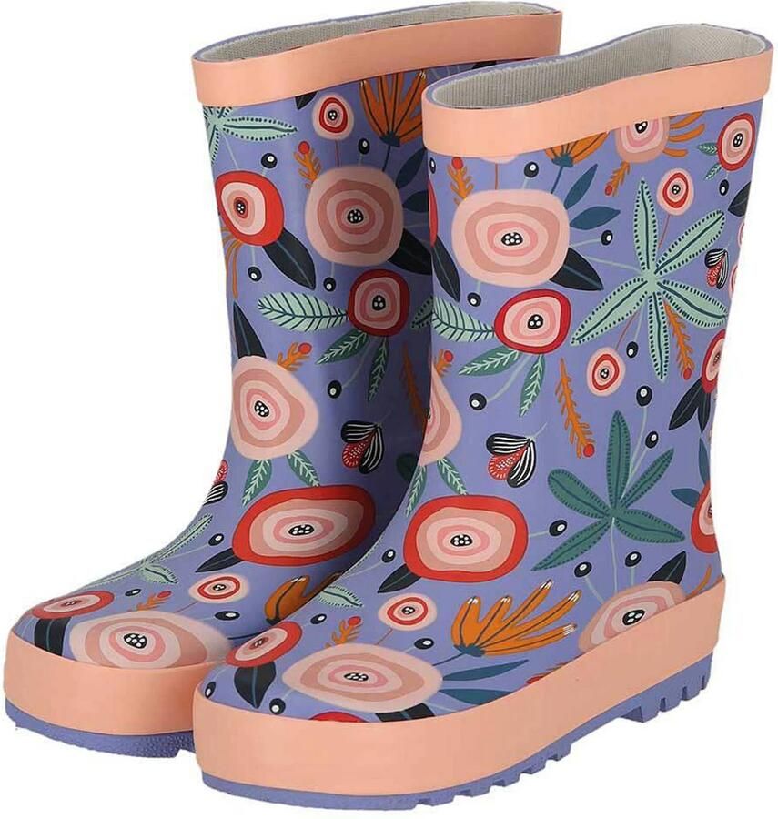 XQ Regenlaarzen kids Panter