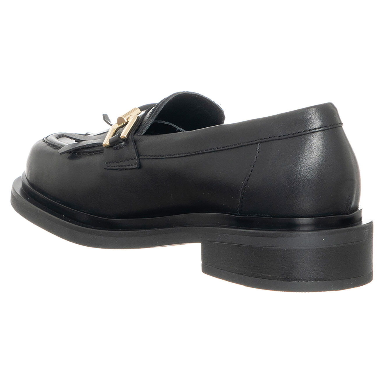 Loretta Pettinari Mocassins en Cuir Zoé noirs