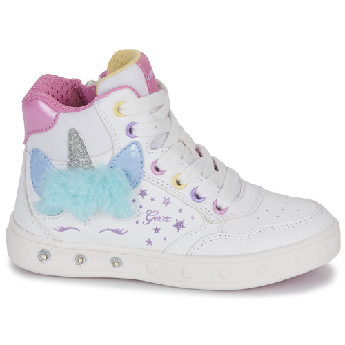 Geox - J SKYLIN GIRL C - Blanc / Bleu