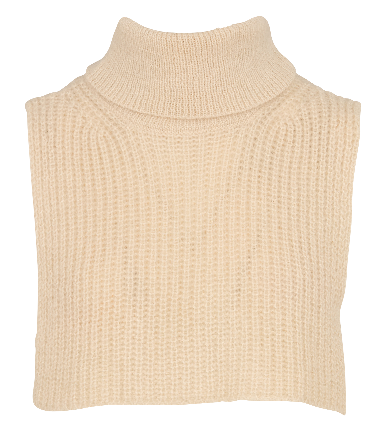 LARRY - Plastron en laine mélangée | Beige