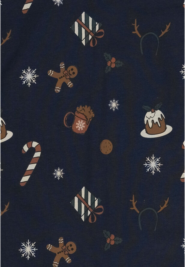 The New TNSHoliday L_S Jumpsuit Navy blazer aop